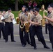 NAVEUR Band rehearses at Scottish Military Barracks