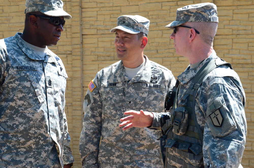 Brig. Gen. Chinn visits Vibrant Response 13