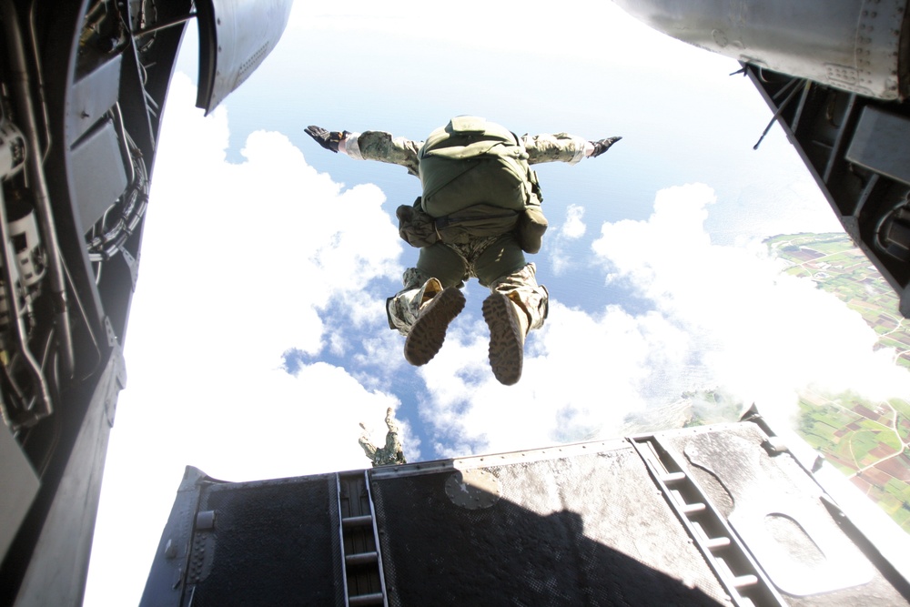 Special forces make leap of faith