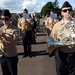 NAVEUR Band rehearses at Scottish Military Barracks