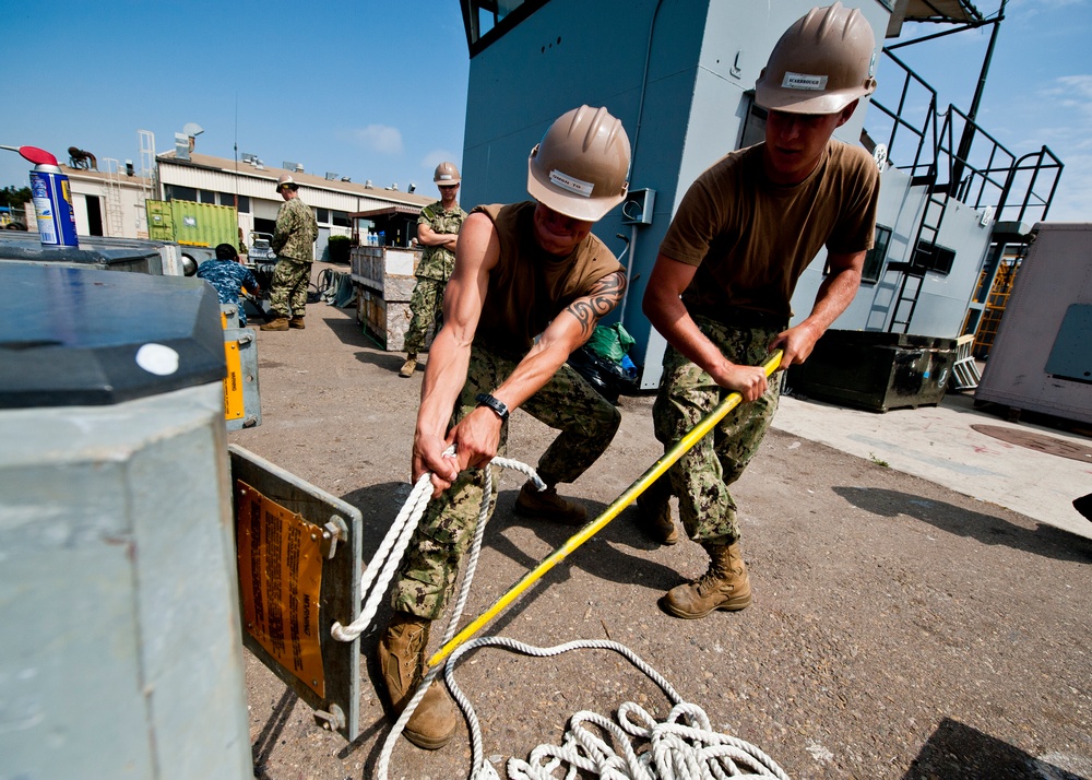 Conducting maintenance