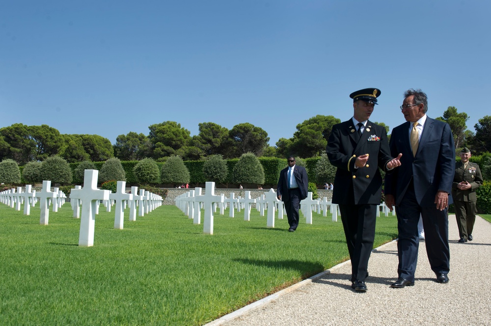 Secretary of Defense Panetta's 5-day trip