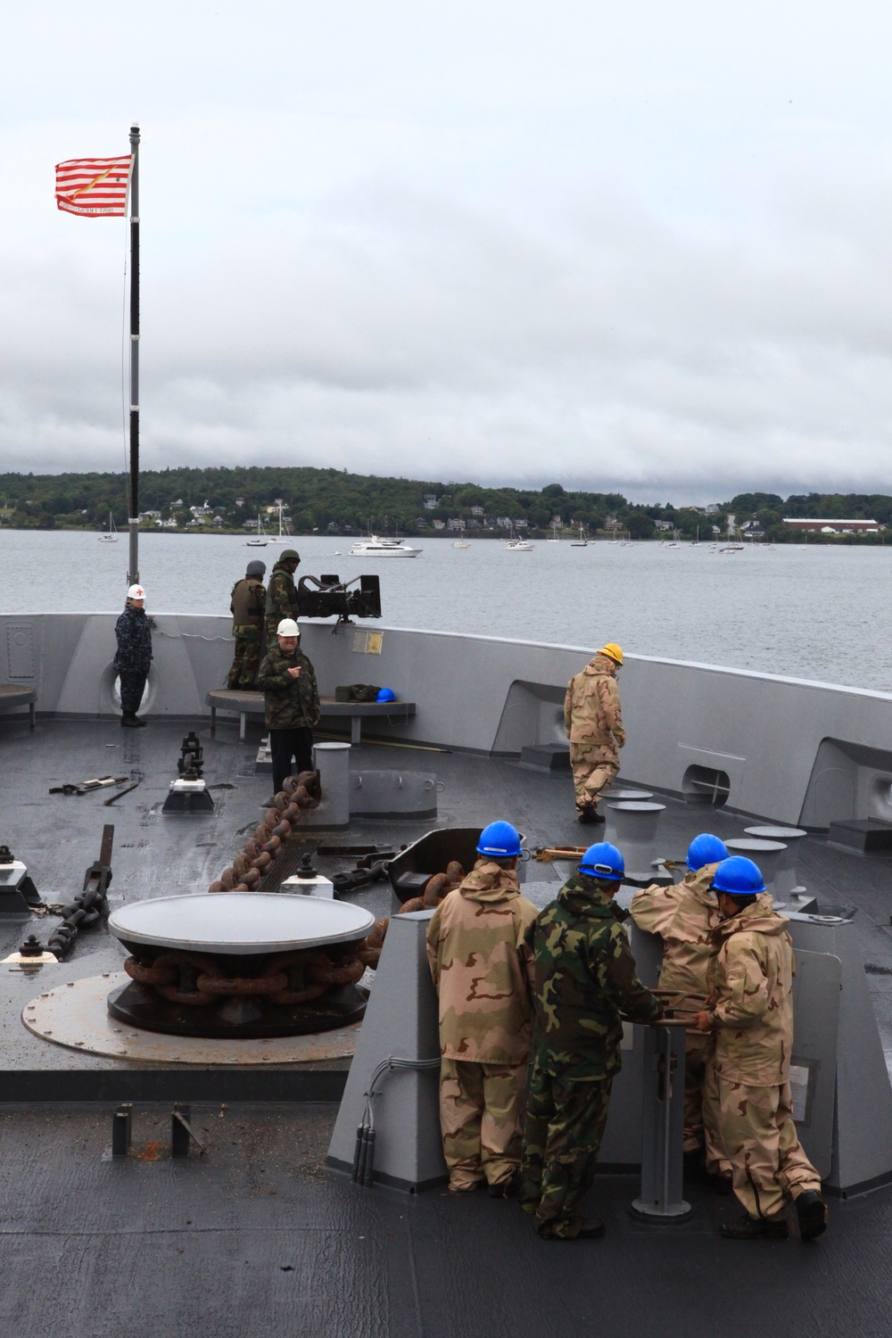 Lobsters beware: Combat Logistics Regiment 27 drops anchor in Maine