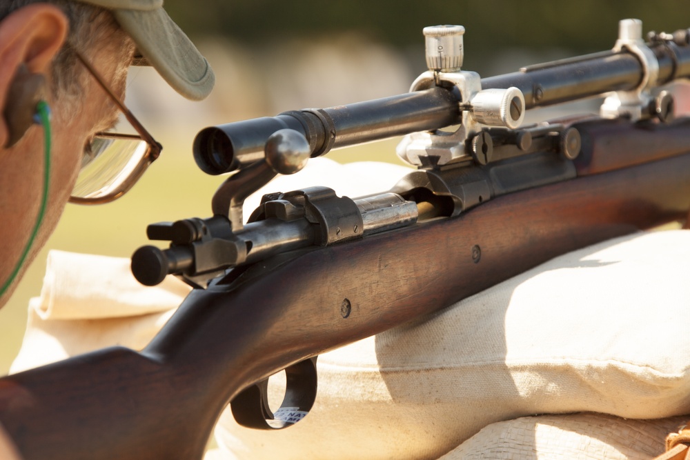 Vintage Sniper Rifle Match