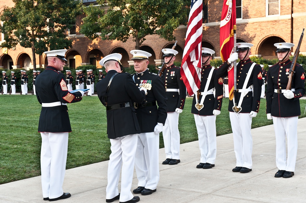 Retirement ceremony