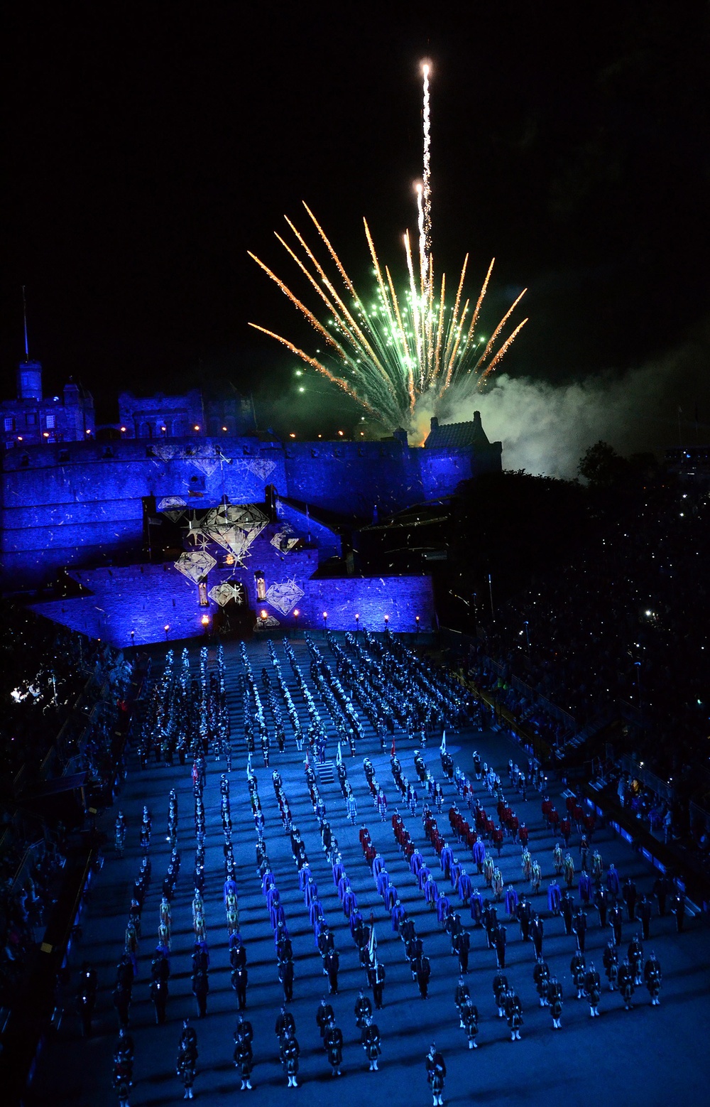 NAVEUR sailors play for charity and locals during Tattoo dress rehearsal