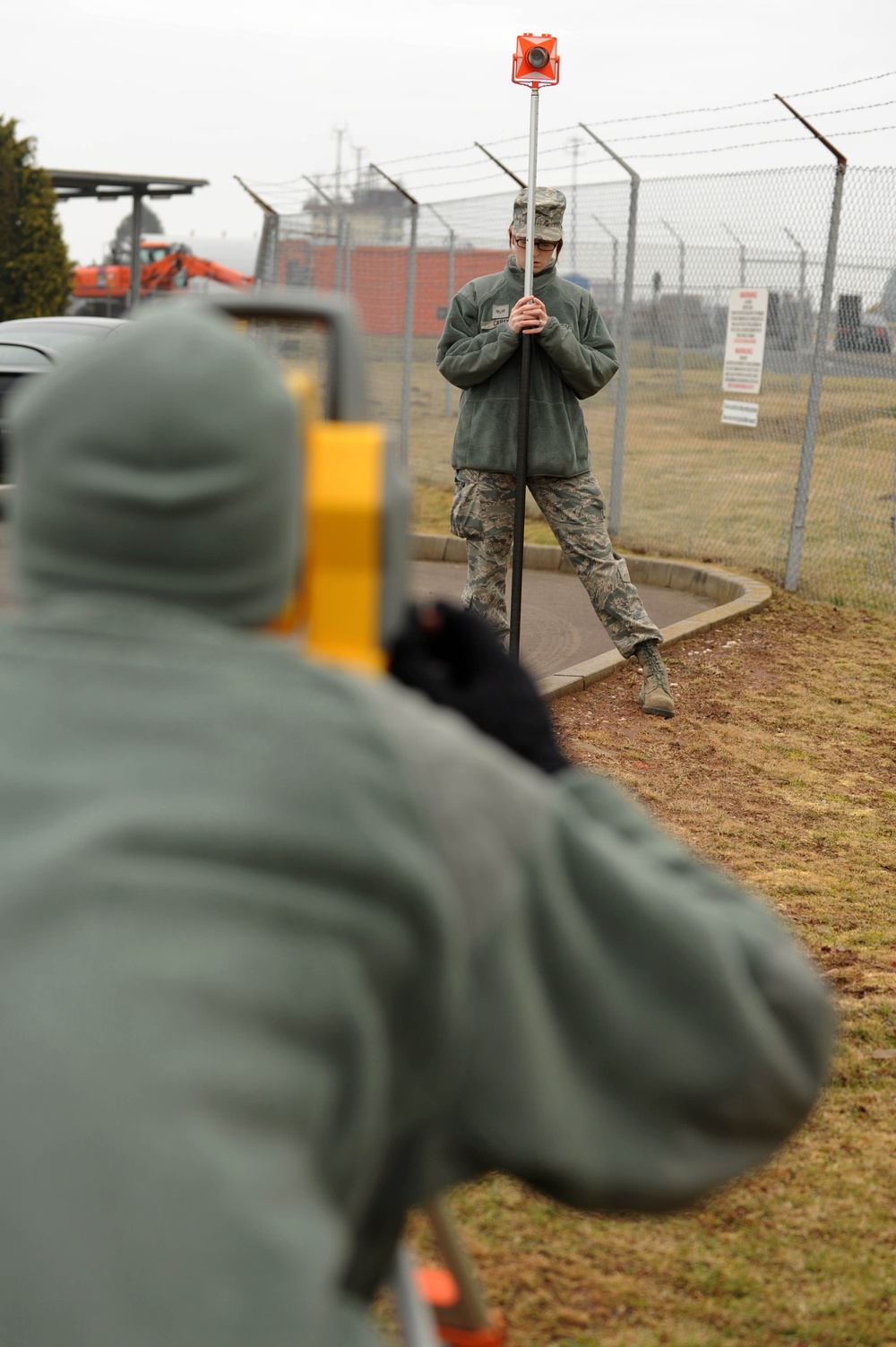 Airmen conduct civil engineering action