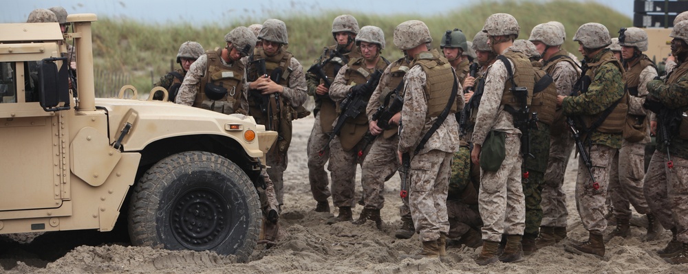 Logistics battalion field training exercise presents real-life scenarios