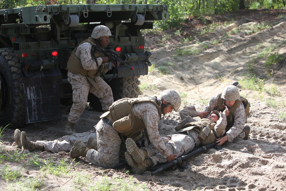 Logistics battalion field training exercise presents real-life scenarios