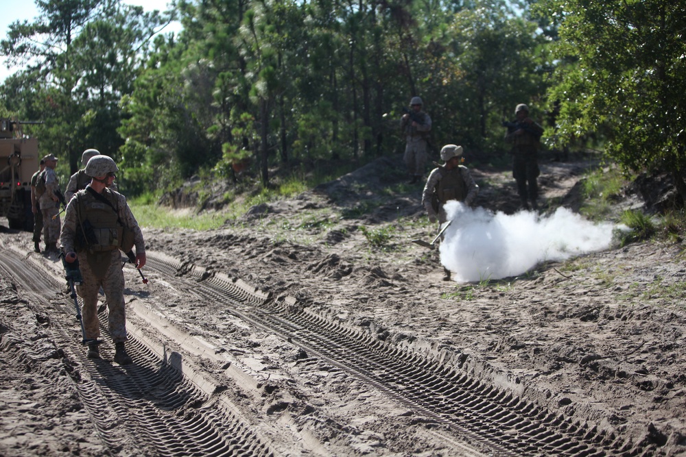 Logistics battalion field training exercise presents real-life scenarios