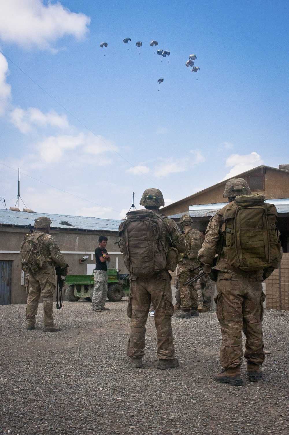 Air Drop at FOB Tillman