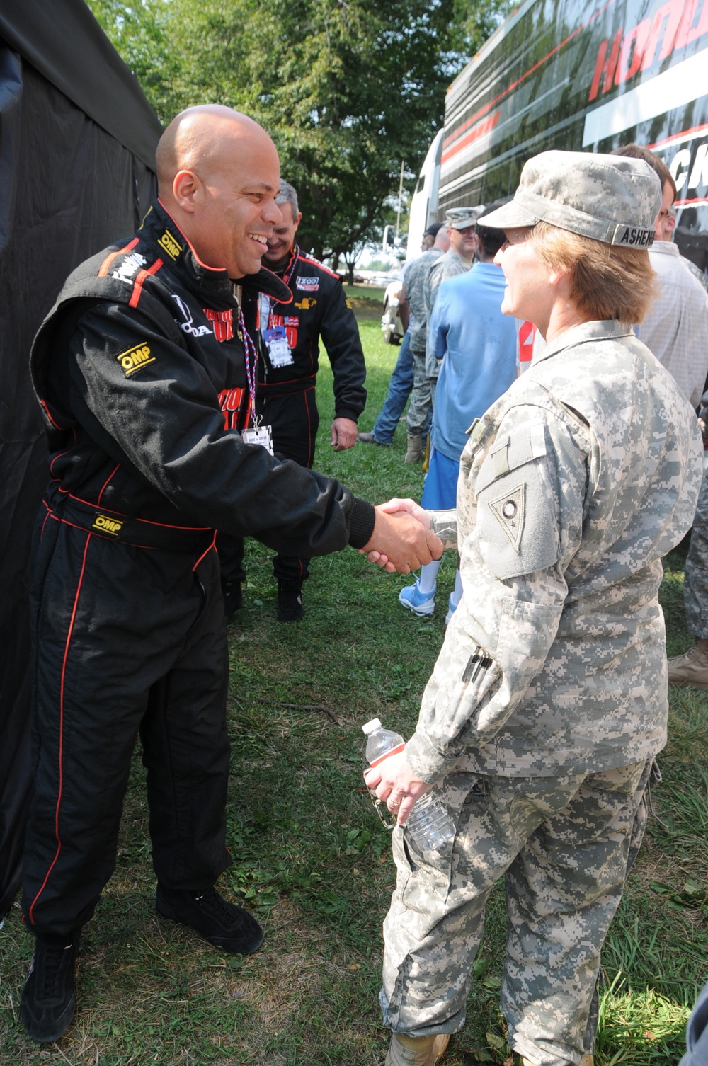 National Guard gets Indy Car experience