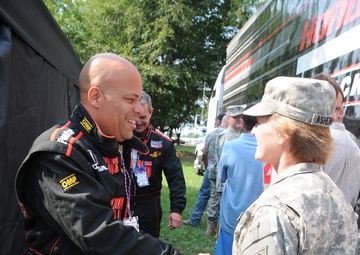 National Guard gets Indy Car experience