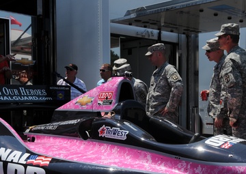 National Guard gets Indy Car experience