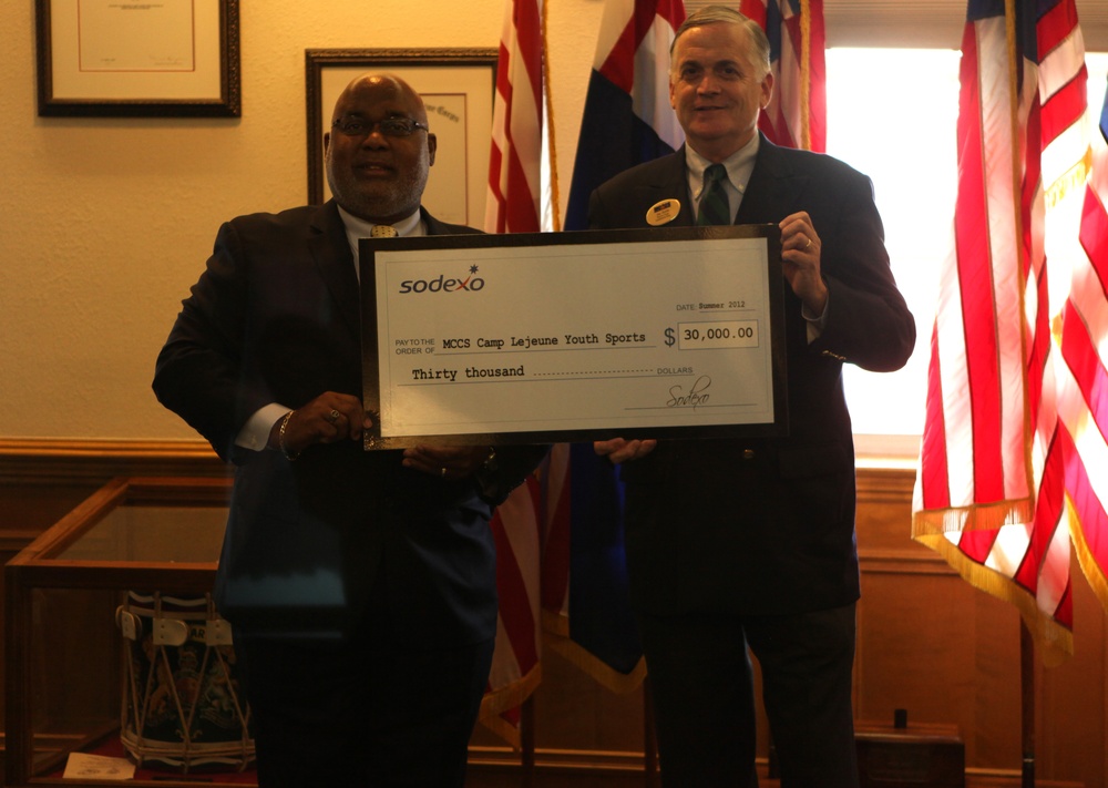 MCCS receives large donation from Sodexo, Inc.
