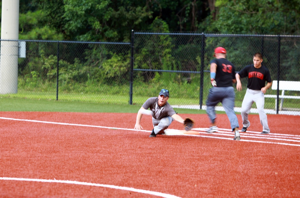 Softball improves teamwork on, off the field