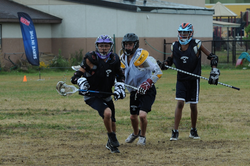 National Guard supports Native American youth at lacrosse camp