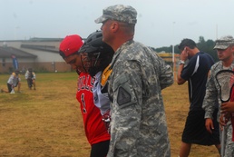 National Guard supports Native American youth at lacrosse camp