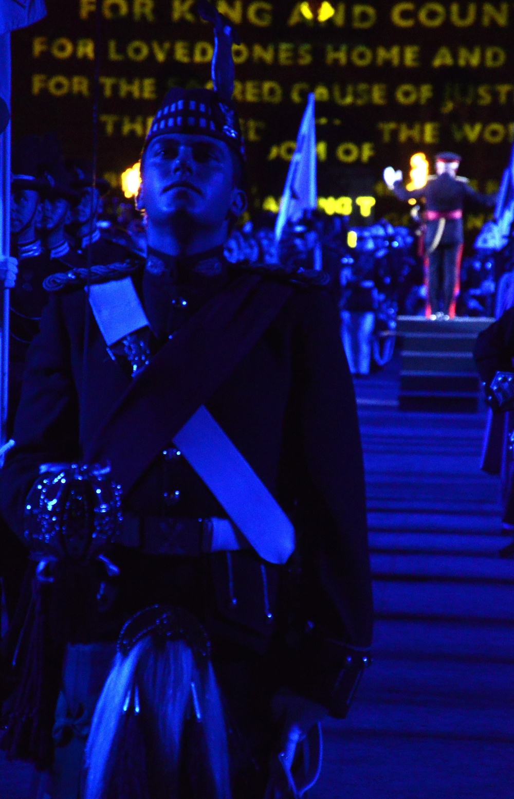 NAVEUR sailors play in opening night of Edinburgh Tattoo