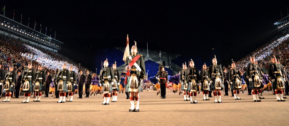 NAVEUR sailors play in opening night of Edinburgh Tattoo