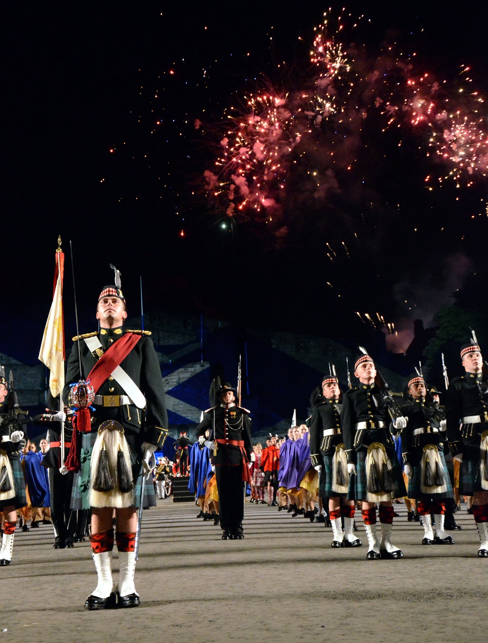NAVEUR sailors play in opening night of Edinburgh Tattoo