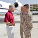 Commandant of the Marine Corps Gen. James F. Amos arrives in Naples