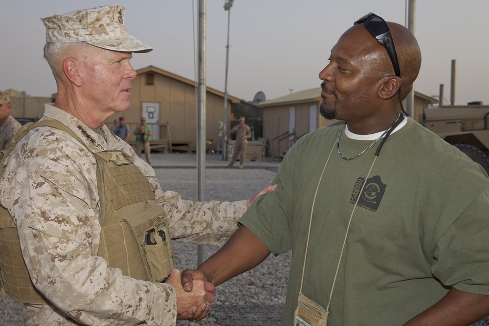 Gen. James F. Amos visits Marines