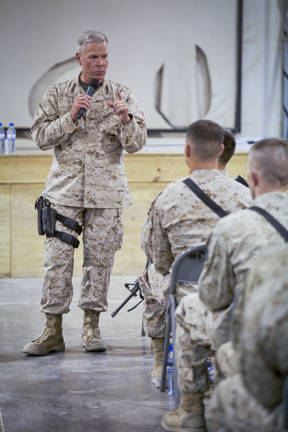 Gen. James F. Amos visits Marines