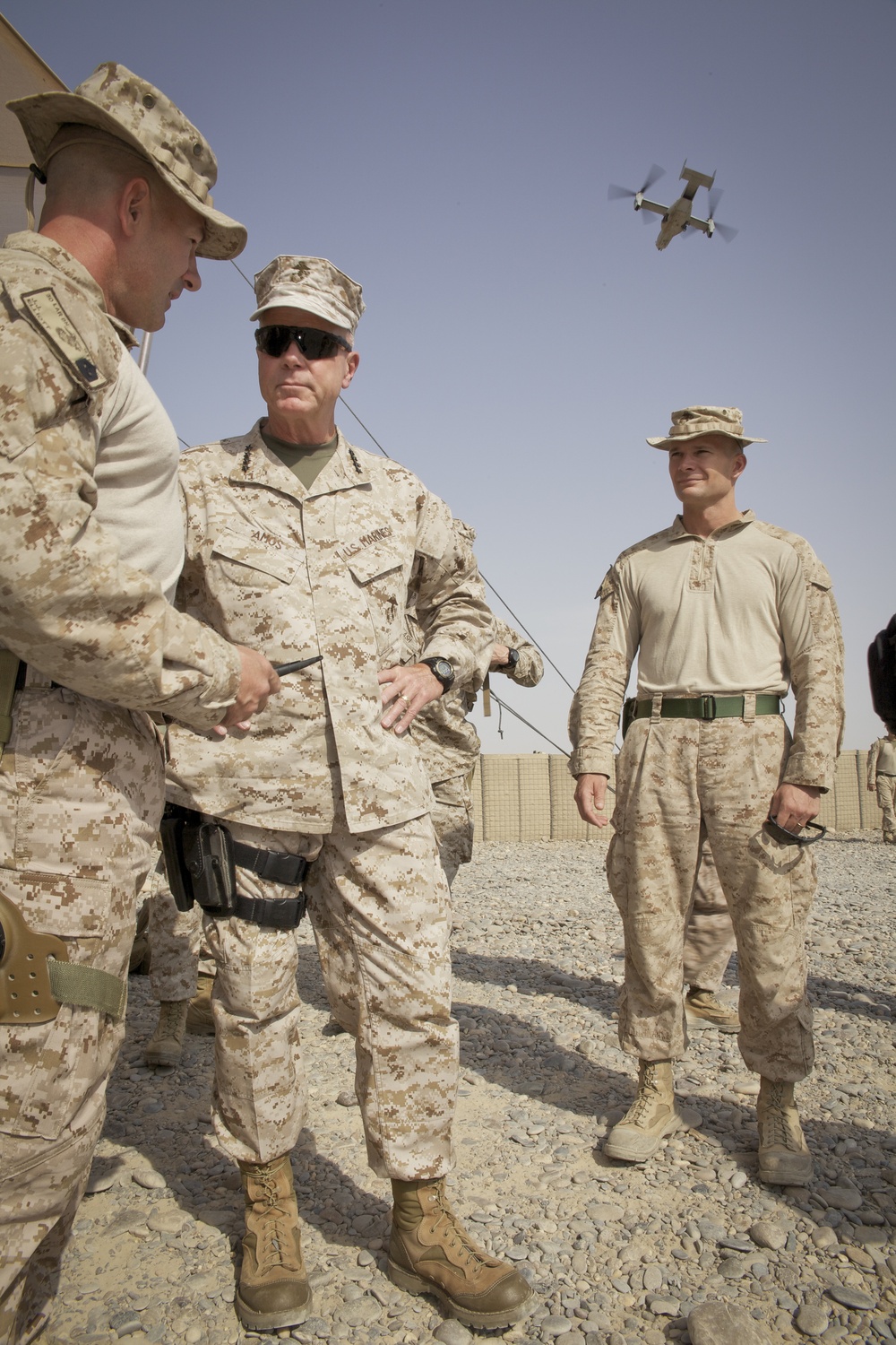 Gen. James F. Amos visits Marines