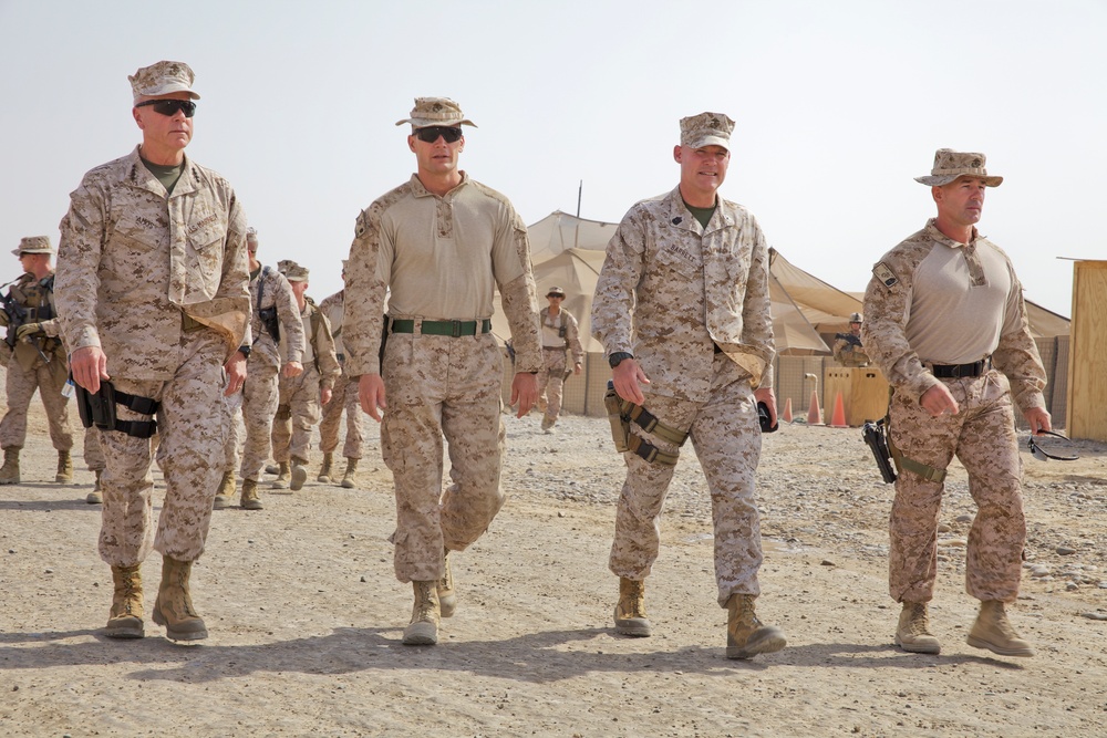 Gen. James F. Amos visits Marines