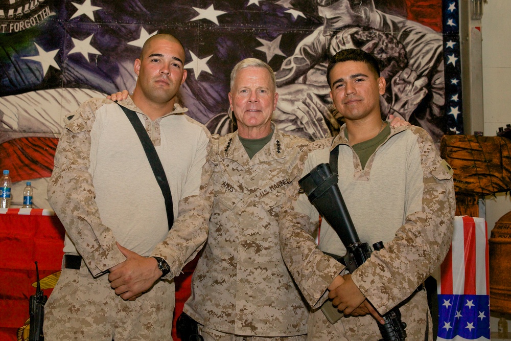 Gen. James F. Amos visits Marines