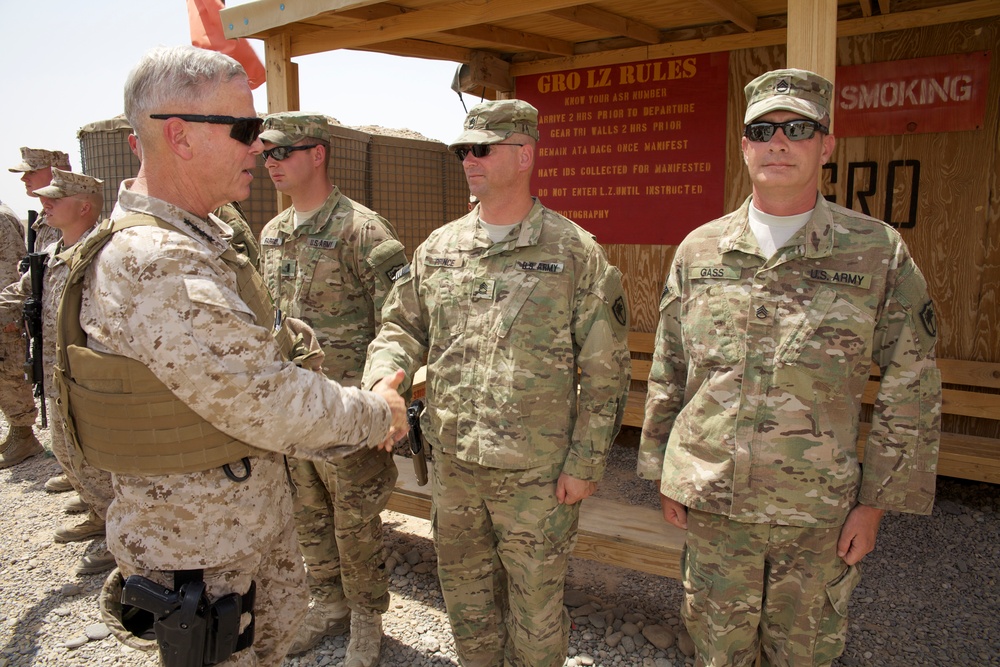 Gen. James F. Amos visits Marines