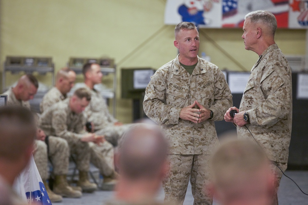 Gen. James F. Amos visits Marines