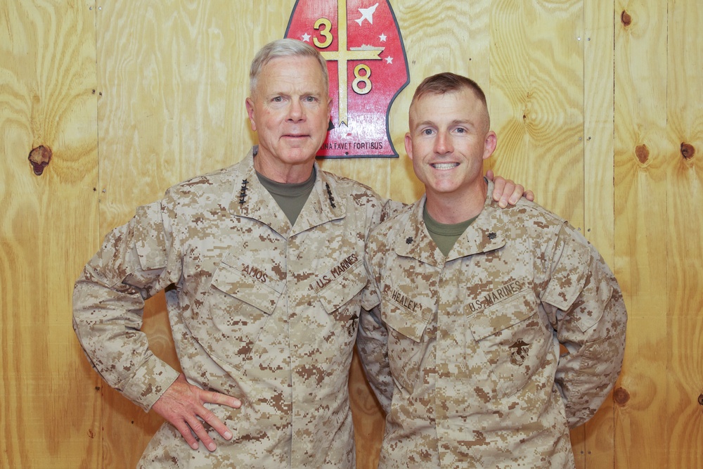 Gen. James F. Amos visits Marines