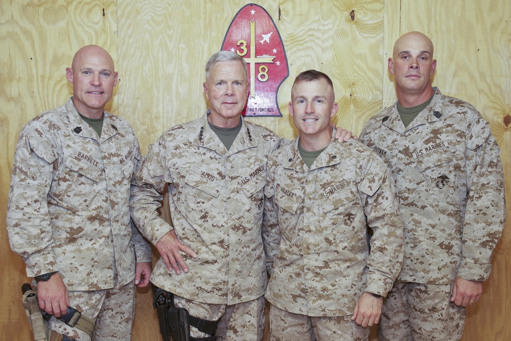 Gen. James F. Amos visits Marines