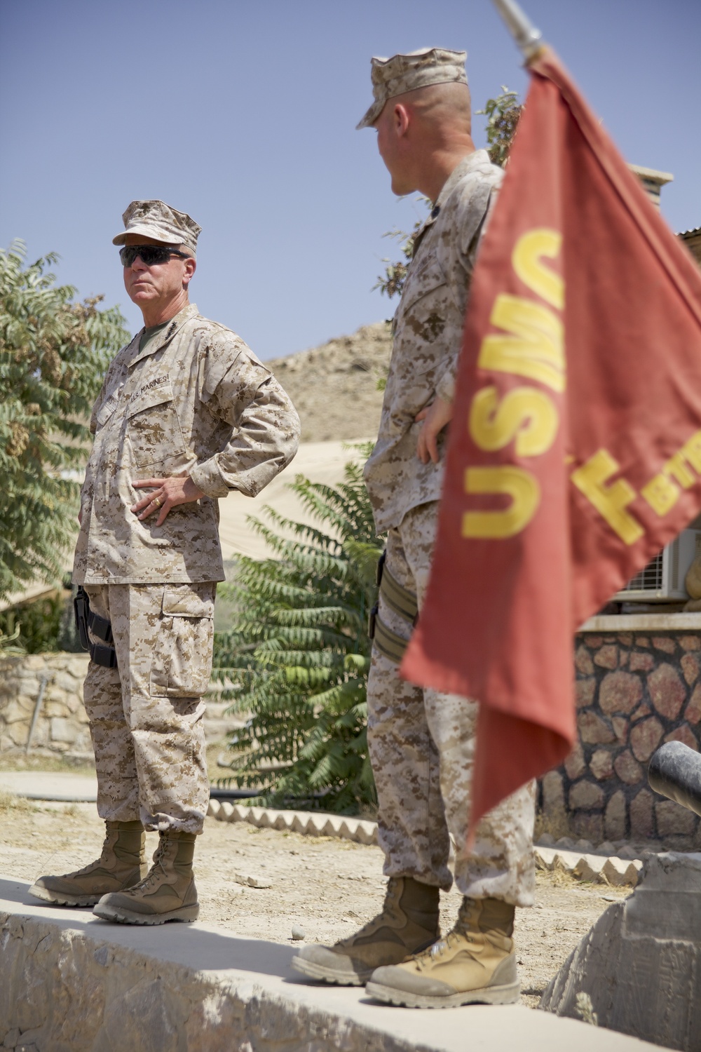 Gen. James F. Amos visits Marines