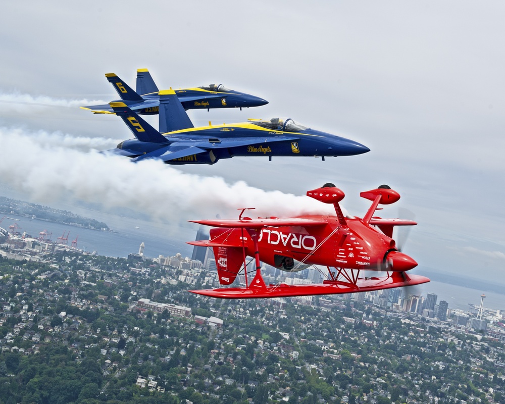 Blue Angels in Seattle