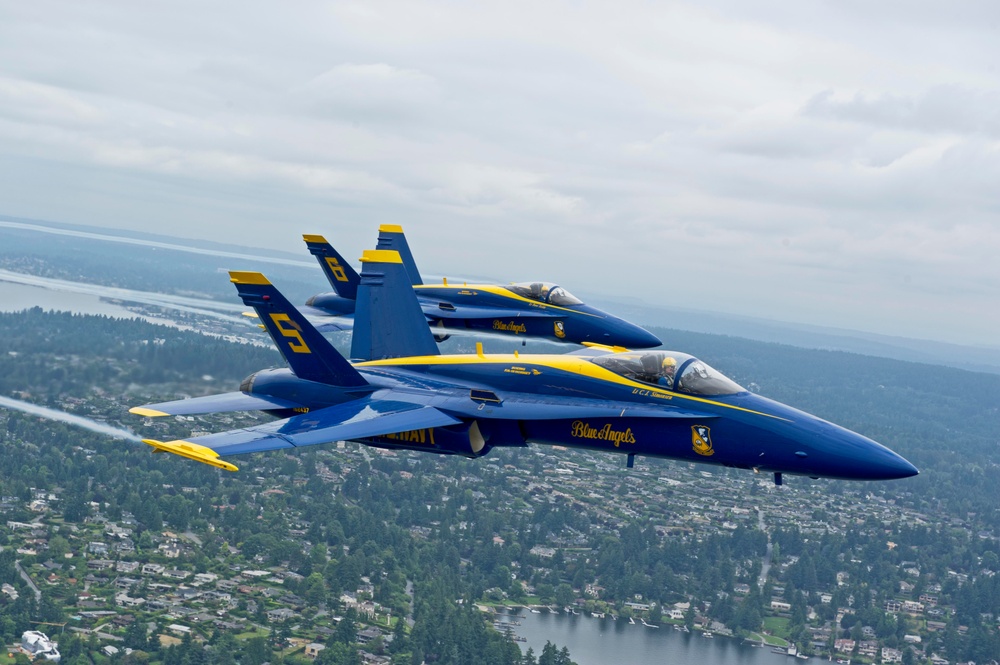 Blue Angels in Seattle