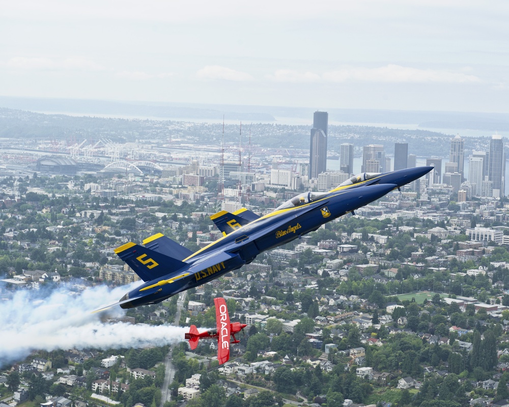 Blue Angels in Seattle