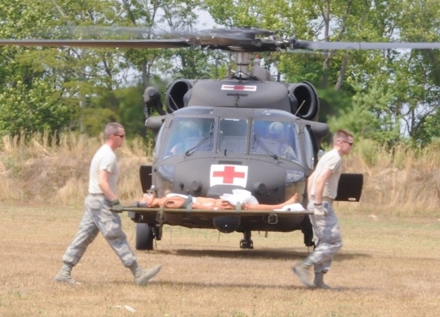 779th Medical Group takes part in Vibrant Response: Set up field hospital for simulated disaster victims