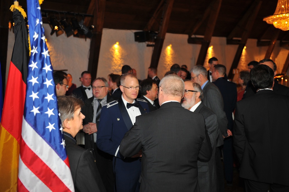 German civic leaders accept honorary command, partnership with US forces