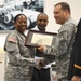 Soldier receives award at retirement ceremony