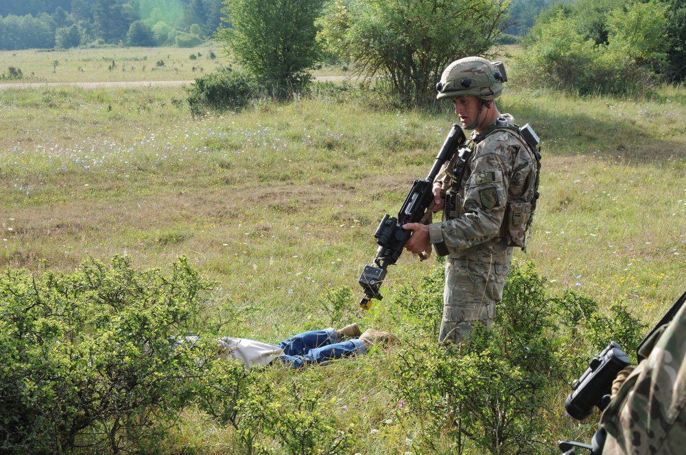 Georgian 32nd Infantry Battalion's Mission Rehearsal Exercise