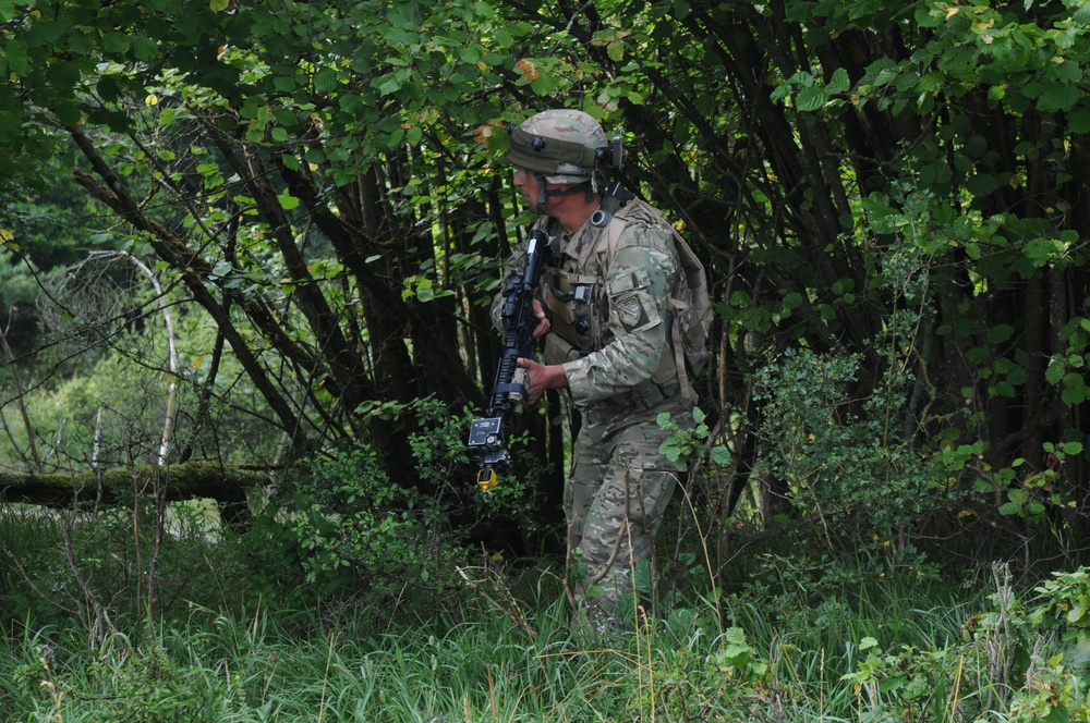 Georgian 32nd Infantry Battalion Mission Rehearsal Exercise