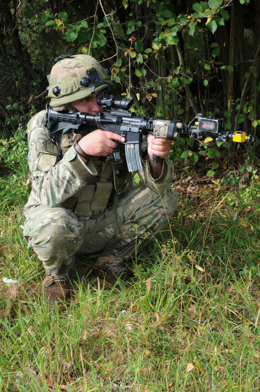 Georgian 32nd Infantry Battalion Mission Rehearsal Exercise