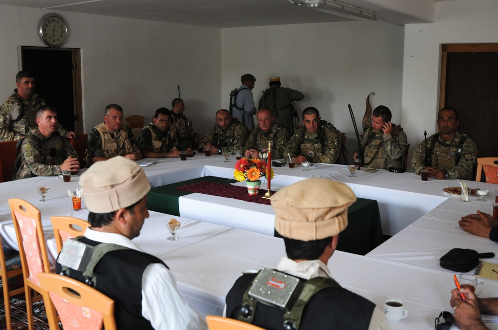 Georgian 32nd Infantry Battalion Mission Rehearsal Exercise