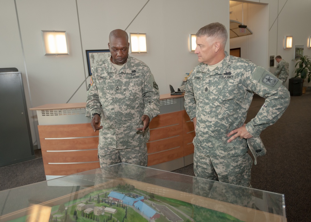 Sergeant Major of the Army observes training at Fort Leonard Wood