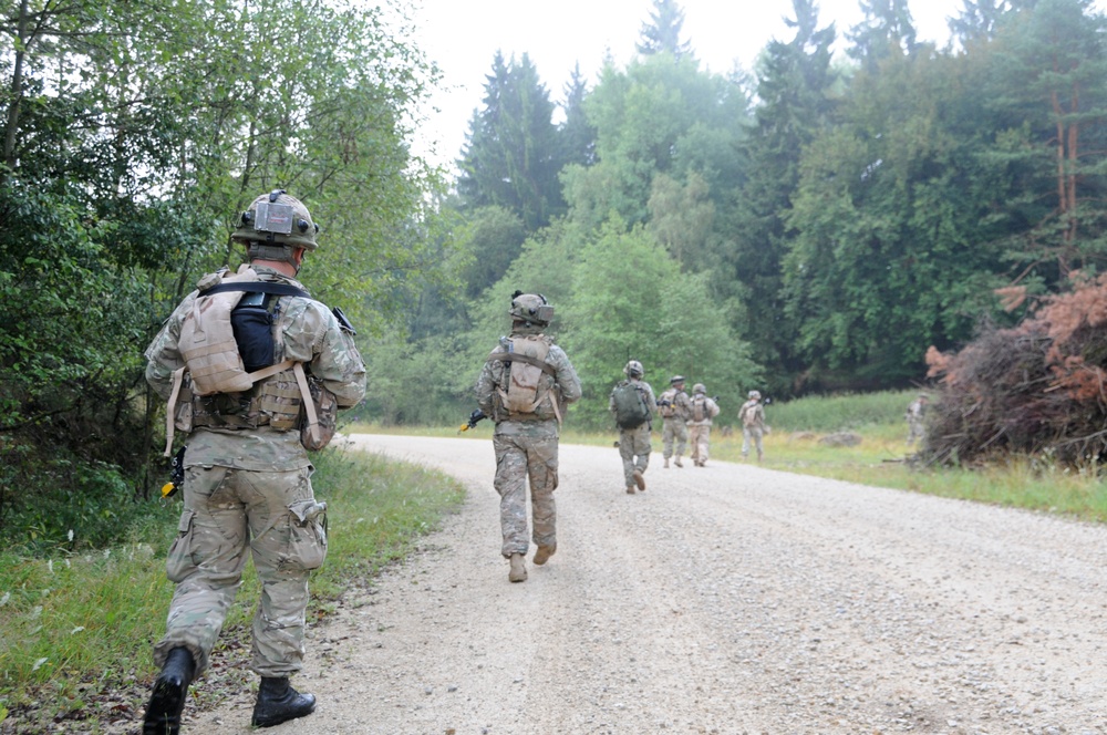 Georgian 32nd Infantry Battalion Mission Rehearsal Exercise
