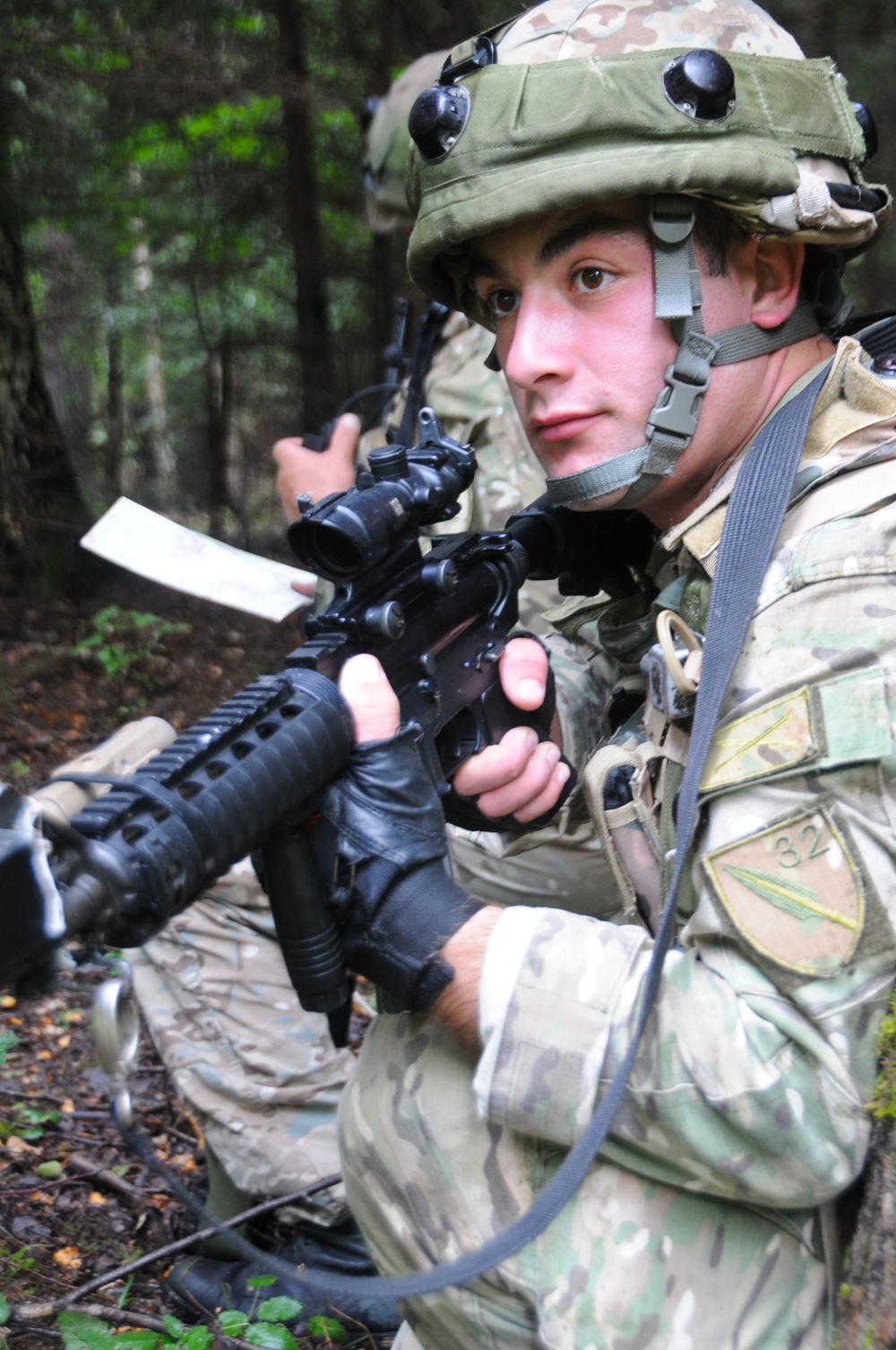 Georgian 32nd Infantry Battalion Mission Rehearsal Exercise