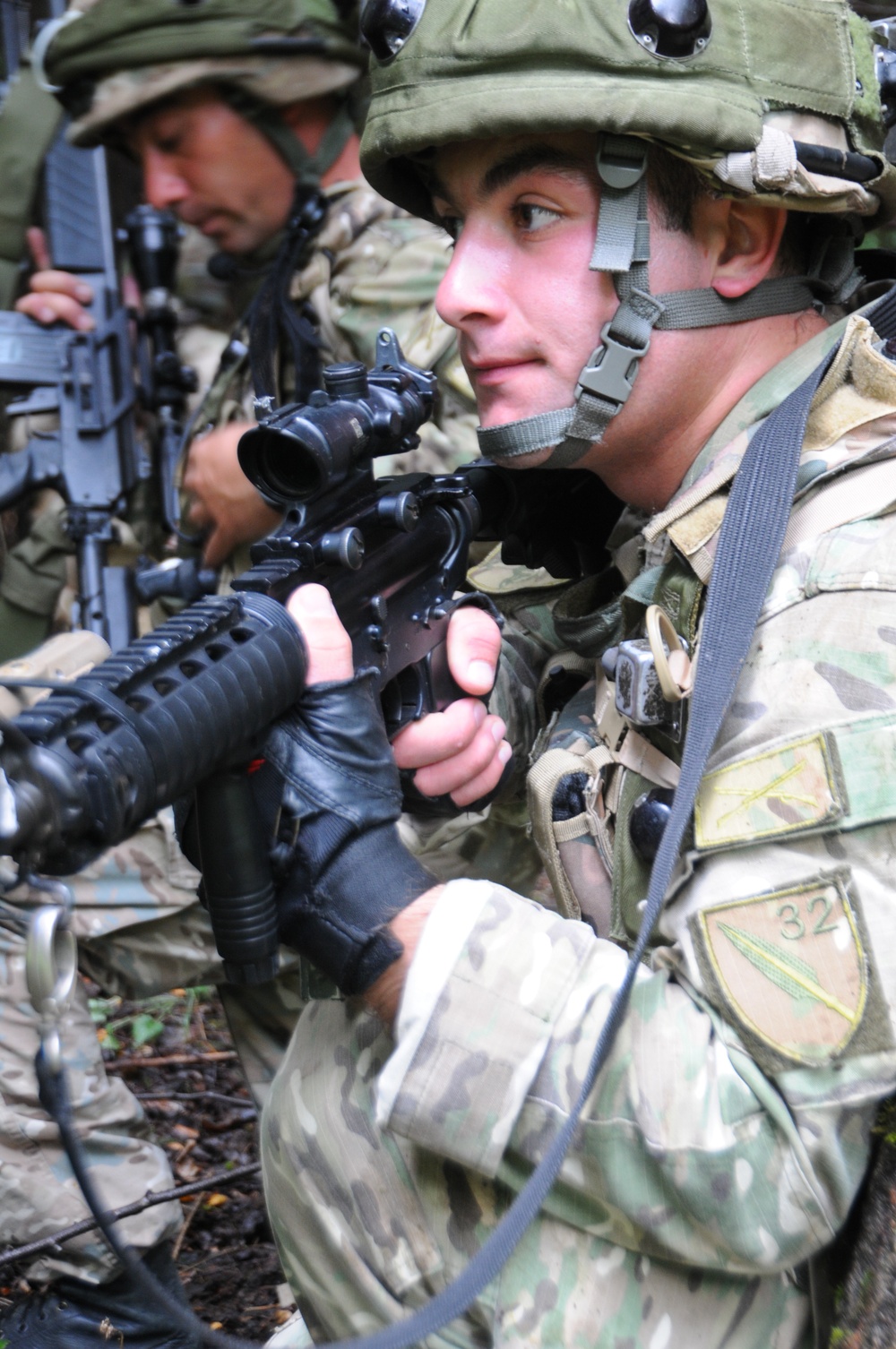 Georgian 32nd Infantry Battalion Mission Rehearsal Exercise